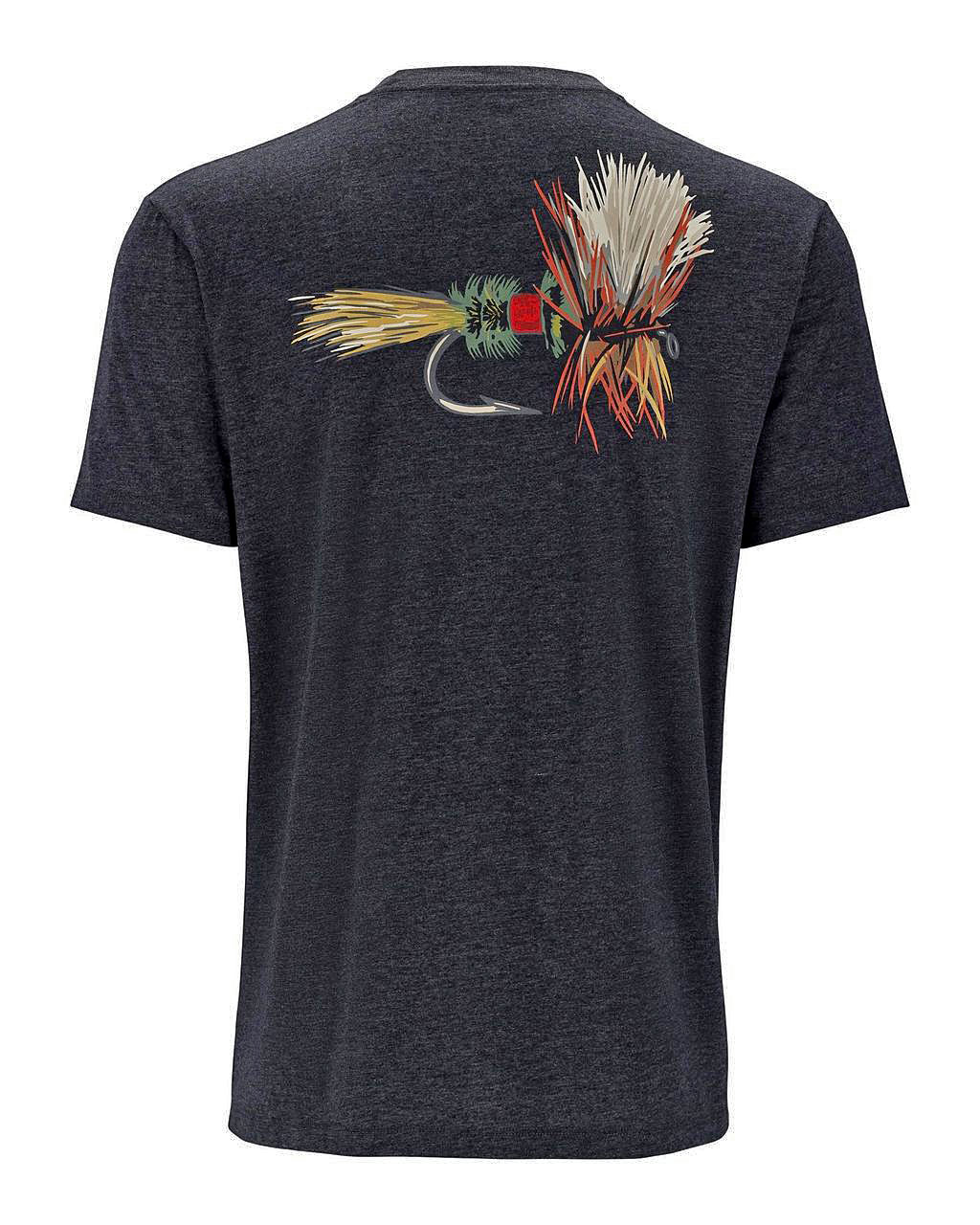 Simms Let It Fly T-Shirt Charcoal Heather  - 2