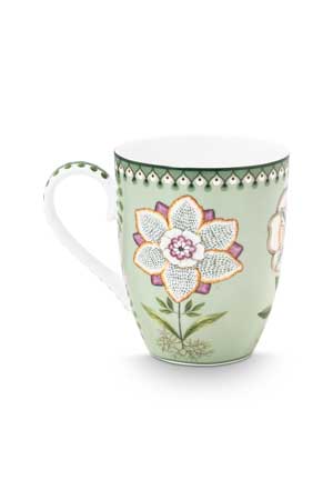 Pip Studio Mugg Lily & Lotus Tiles Light Green - 2