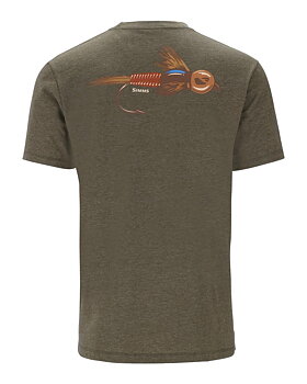 Simms Let It Fly T-Shirt Military Heather