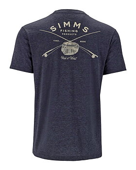 Simms Classic Tackle T-Shirt Navy Heather 