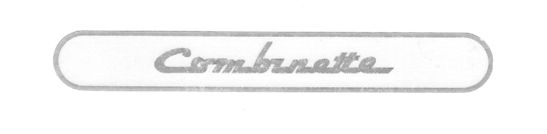 Dekal bakskärm "Combinette"