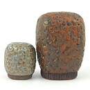 Lars Bergsten (1960s) Two Heartwarming Owls 7–13 cm