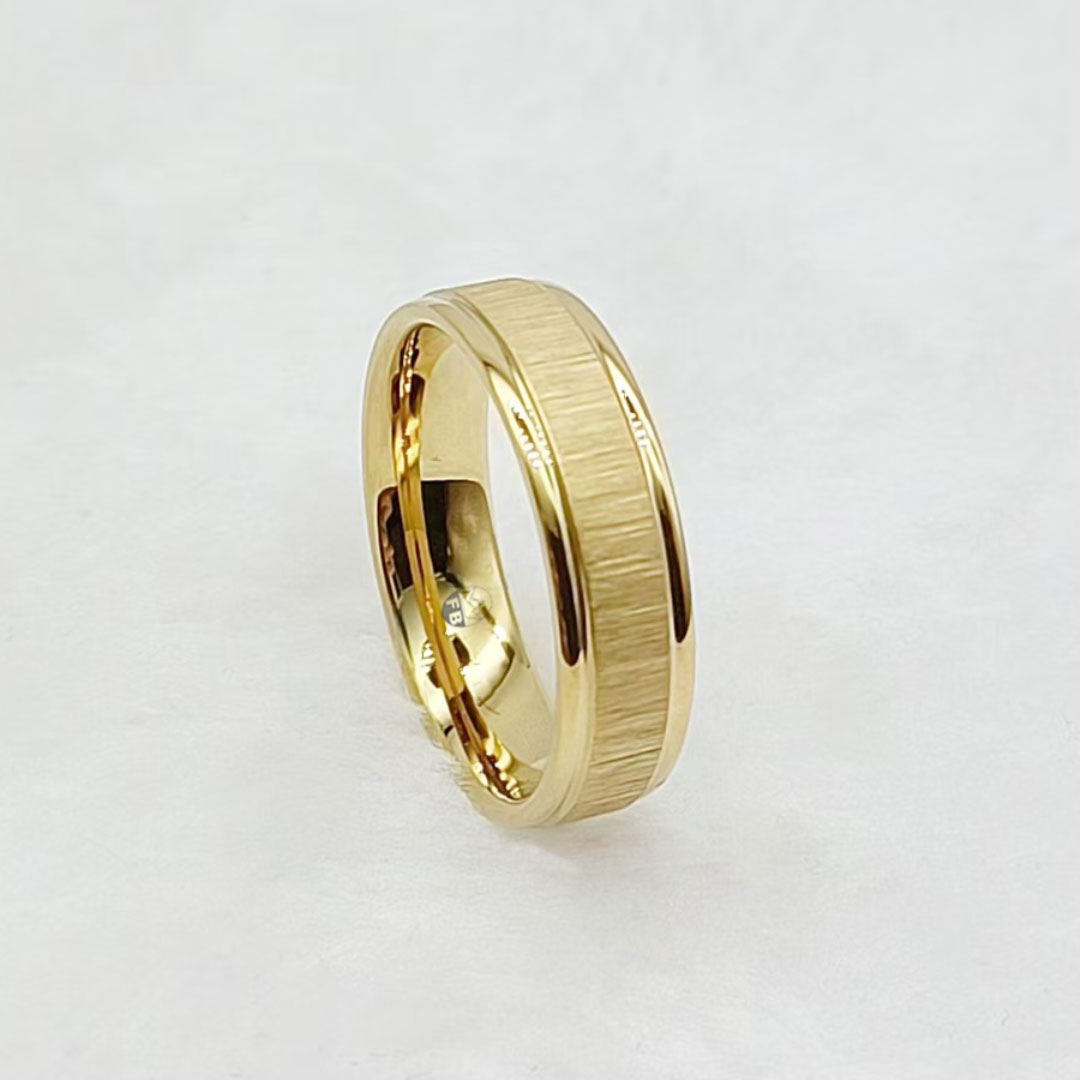 Ring Kattegatt - Håndlavet Design 18k Guldbelagt Mat - 3