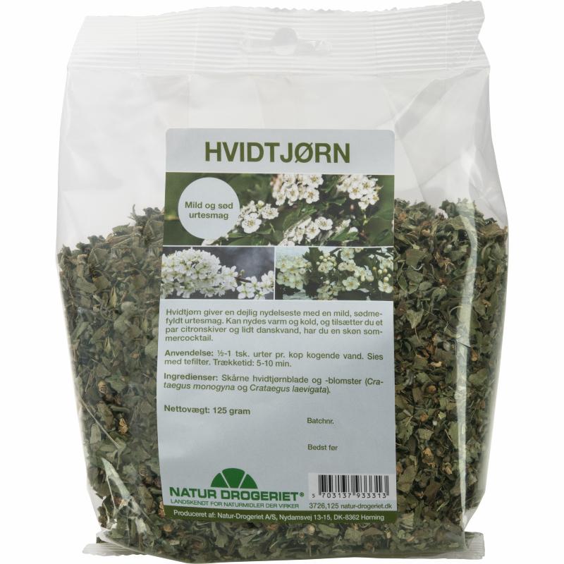 Hagtornsblad med blommor 125 g - Natur Drogeriet