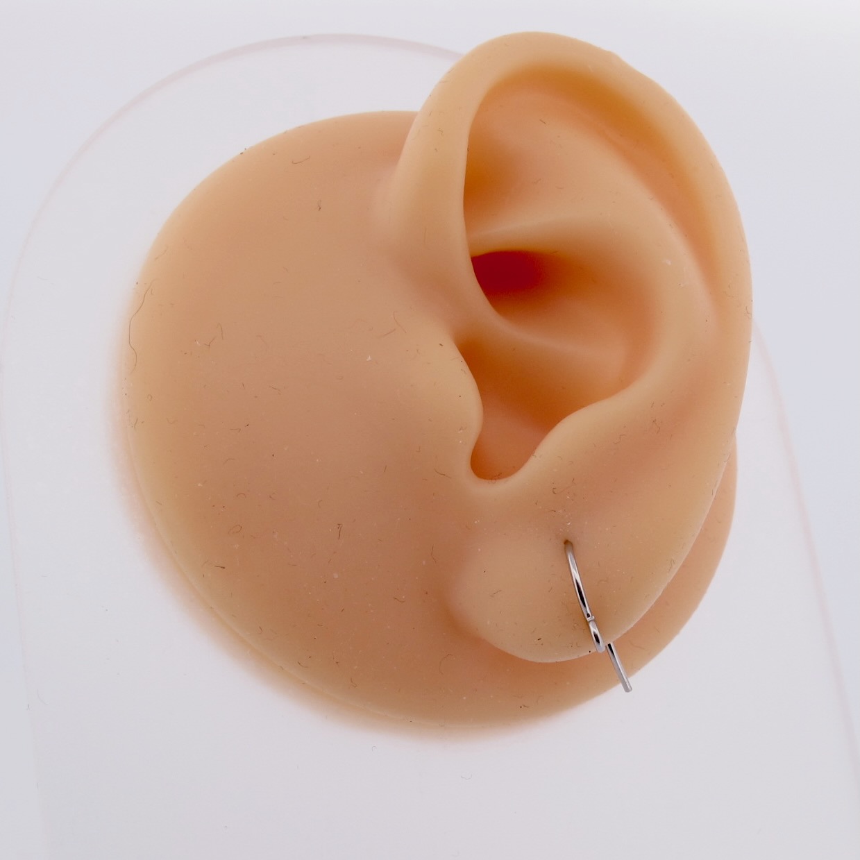 Surgical steel ear hooks smooth - 3