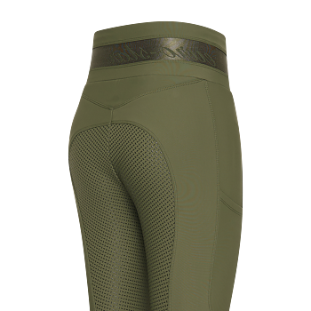 Euro-Star Vinterridtights Impress FullGrip Olive