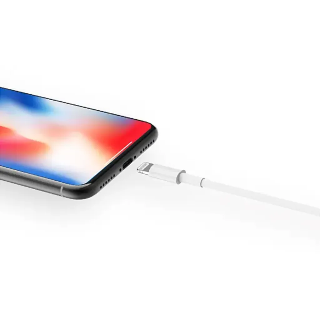 SiGN iPhone USB-C PD Snabbladdare 20W med  USB-C till Lightning kabel, 2m - Vit - 3