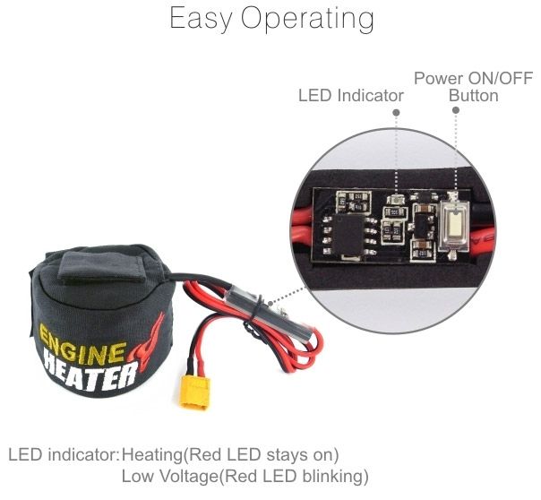 Sky RC SK600066 Motorvärmare Engine Heater - 3
