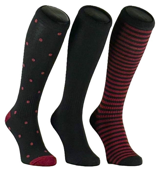 3-Pack Zent Stödstrumpor Bambu