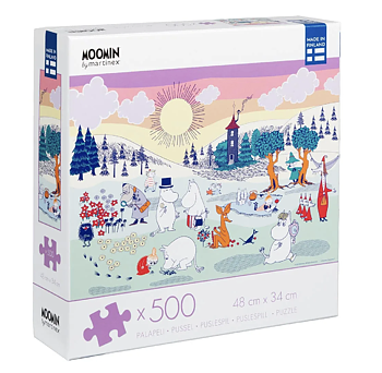 Mumin Pussel 500 Bitar - En dag i Mumindalen