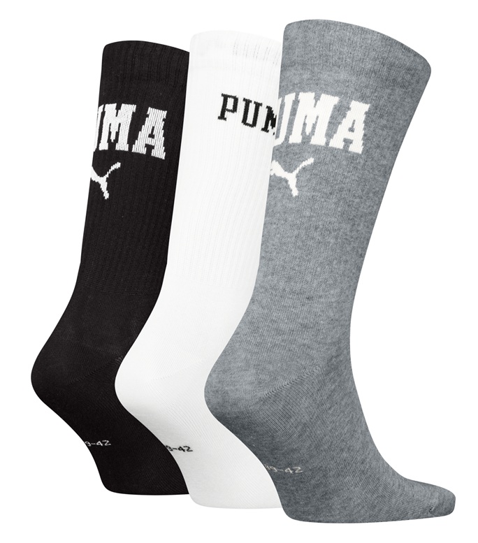 3-Pack Puma Logo Crew - 2