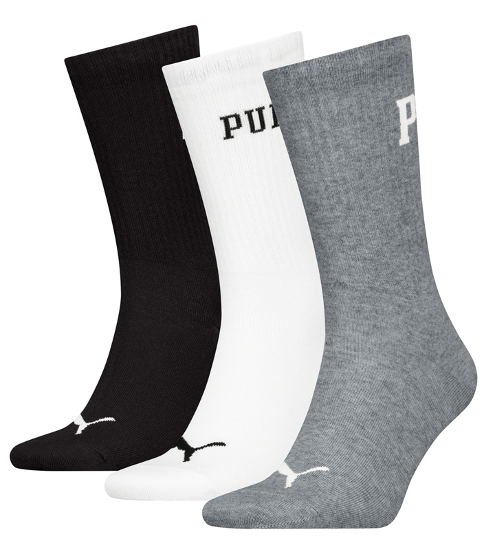 3-Pack Puma Logo Crew