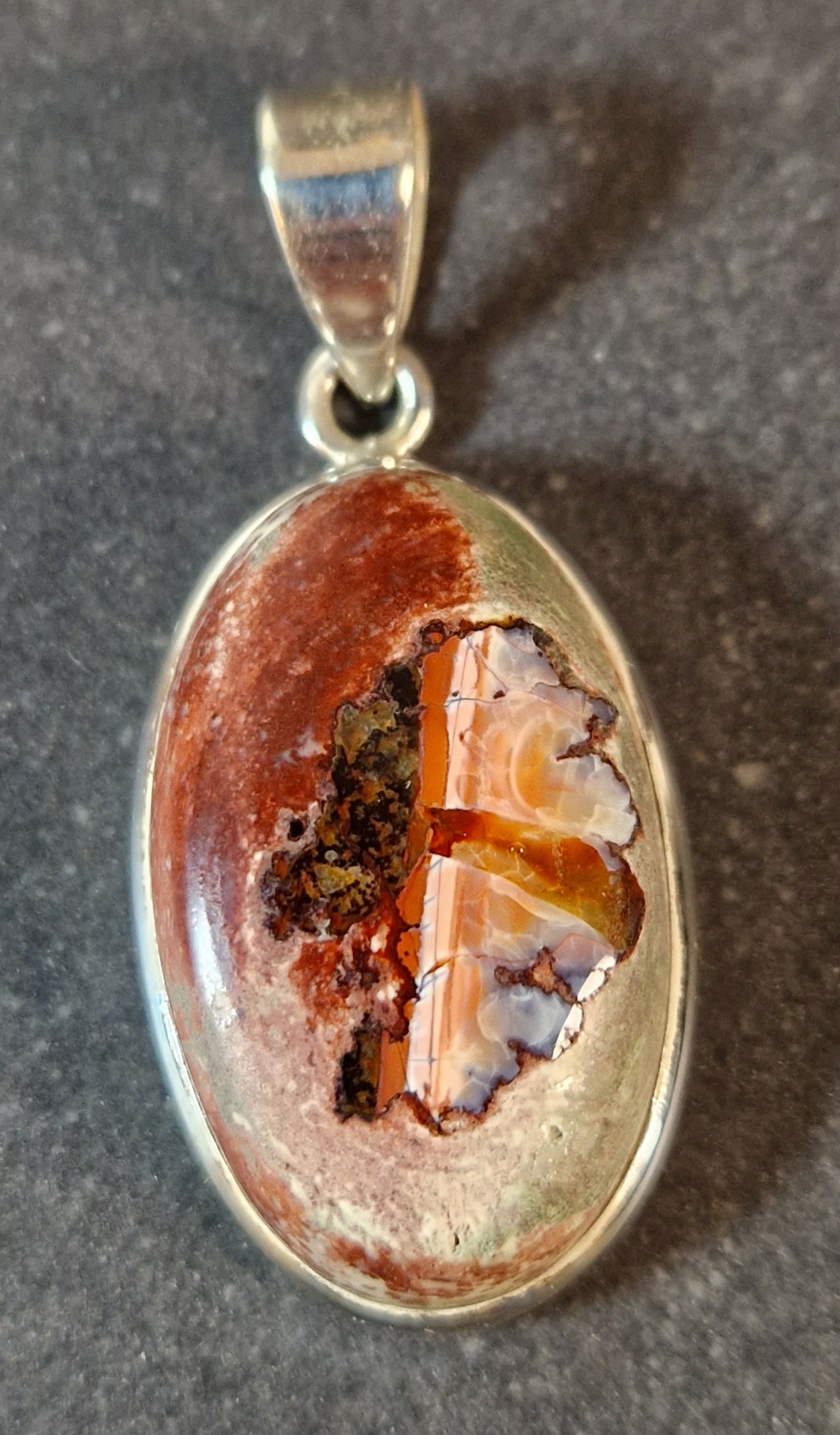 Hänge i Silver med Boulder Opal - 6