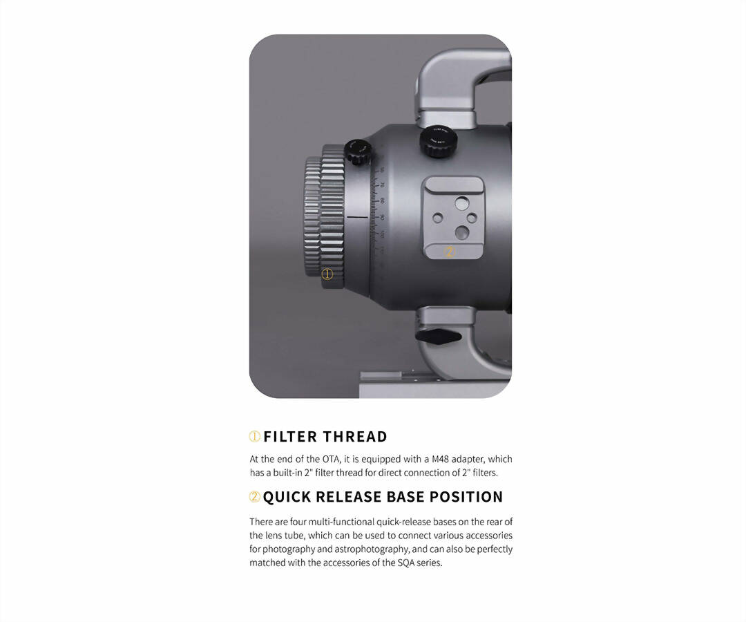 ASKAR SQA55 - 55 MM APOKROMATISK REFRAKTOR - OTA - 4