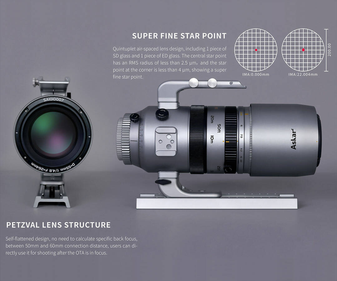 ASKAR SQA55 - 55 MM APOKROMATISK REFRAKTOR - OTA - 2