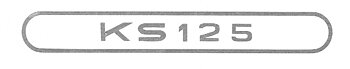 Dekal bakskärm"KS125"