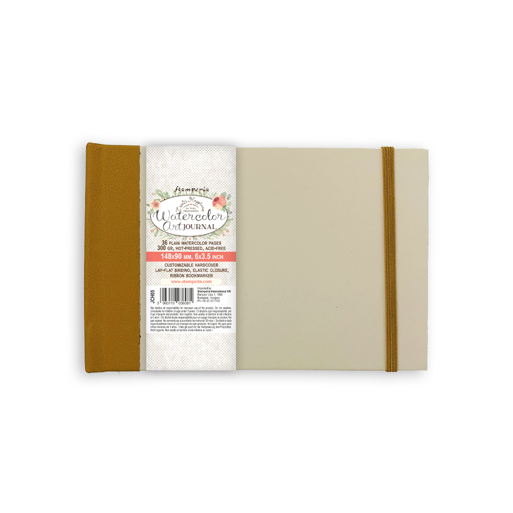 Create Happiness Mixed Media Journal cm 14,8x9 watercolor pages - gr 250 