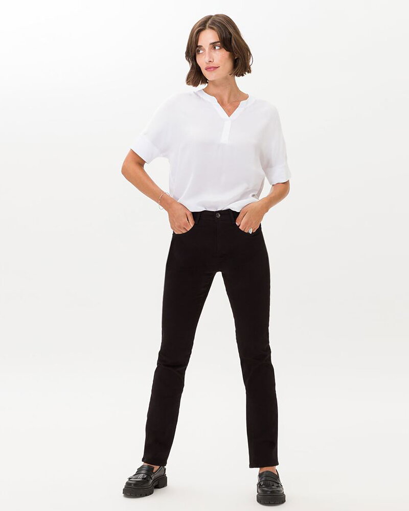 Jeans Carola bomull svart