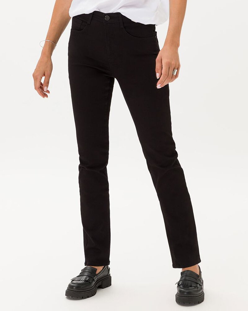 Jeans Carola bomull svart