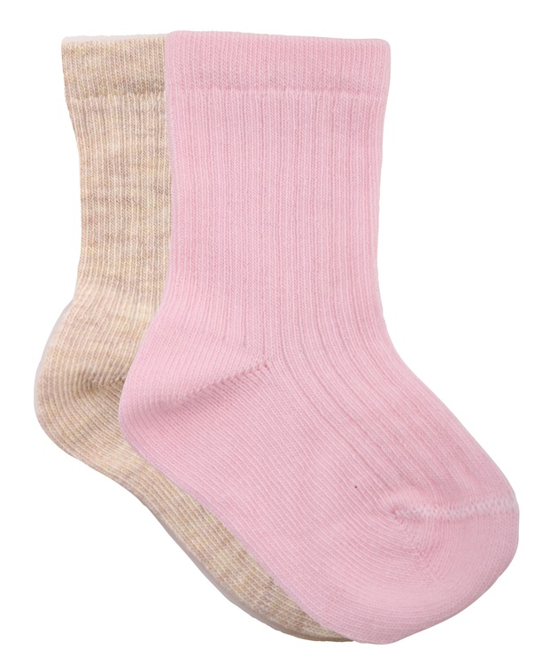 2- Pack Babystrumpor Ribbmönstrade