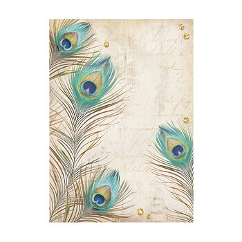 Selection 8 Rice paper A6 backgrounds - Masquerade 