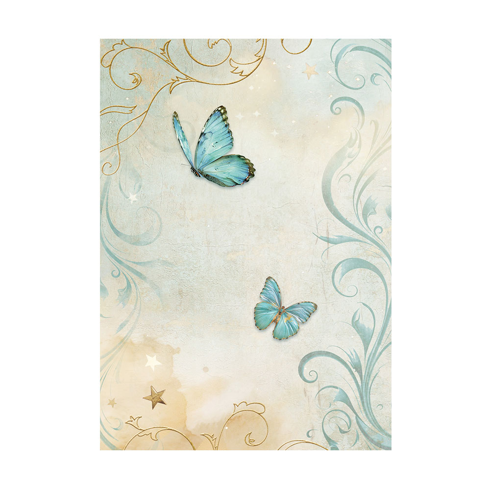 Selection 8 Rice paper A6 backgrounds - Masquerade  - 5
