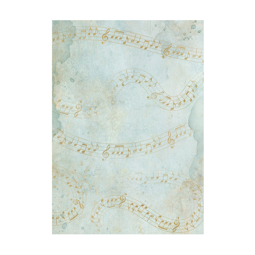 Selection 8 Rice paper A6 backgrounds - Masquerade  - 7