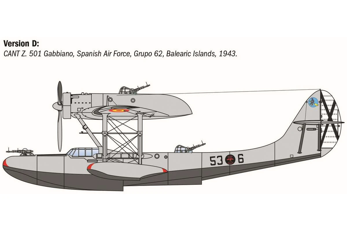 Cant Z.501 Gabbiano 1/72 - 5