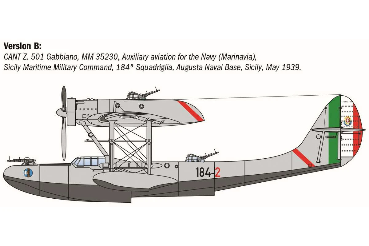 Cant Z.501 Gabbiano 1/72 - 3