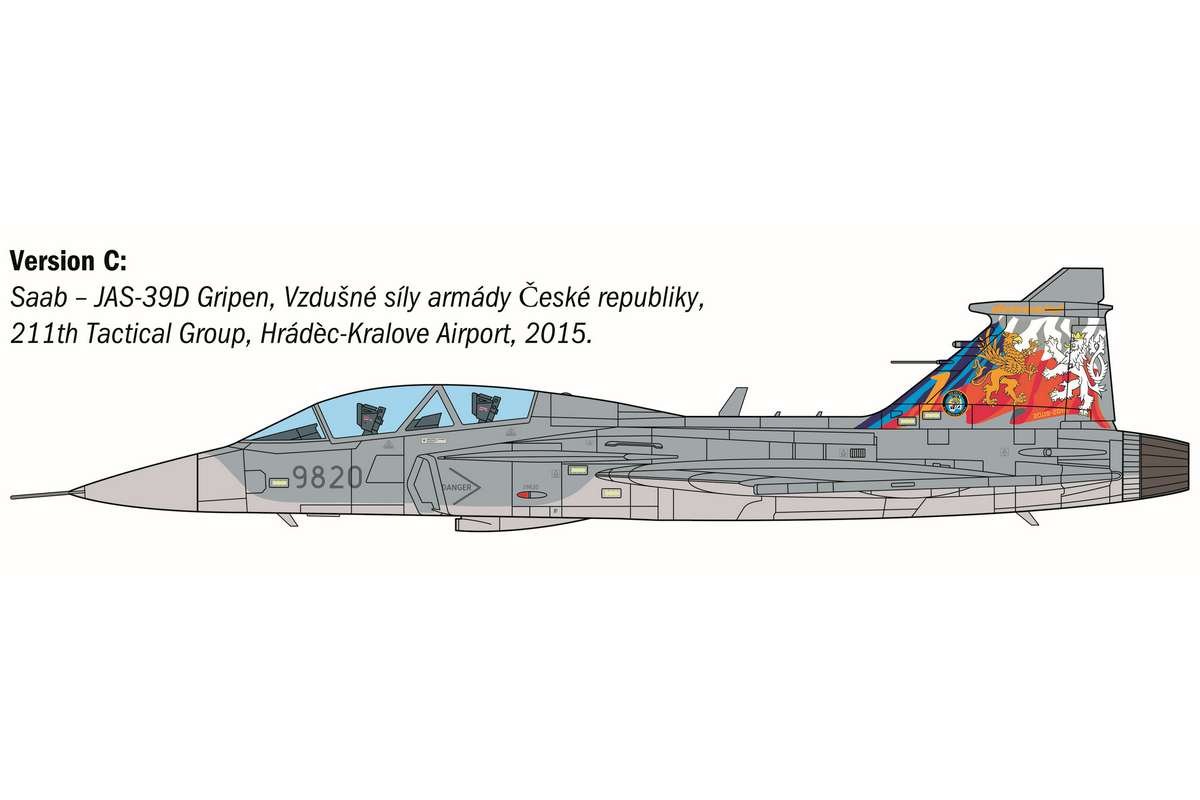 JAS-39D Gripen Twin Seater 1/48 - Habo Hobby
