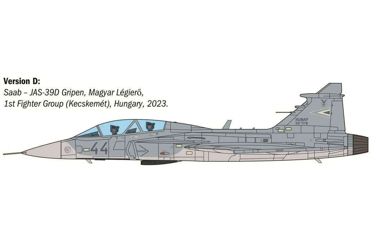 JAS-39D Gripen Twin Seater 1/48 - 5