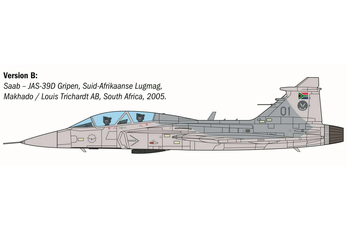 JAS-39D Gripen Twin Seater 1/48 - 3