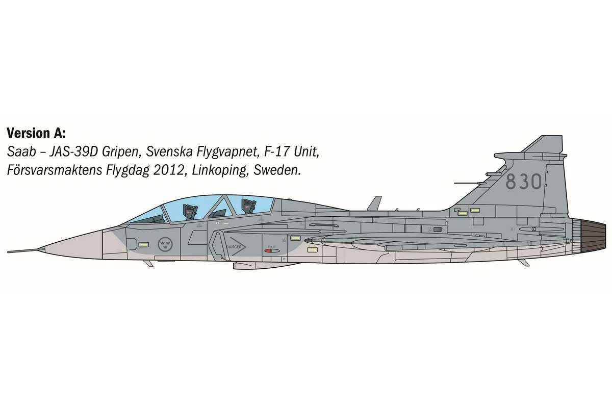 JAS-39D Gripen Twin Seater 1/48 - 2