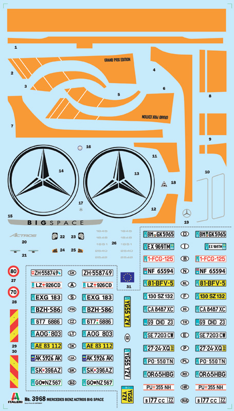 MB Actros MP4 Big Space G.P 1/24 - 3