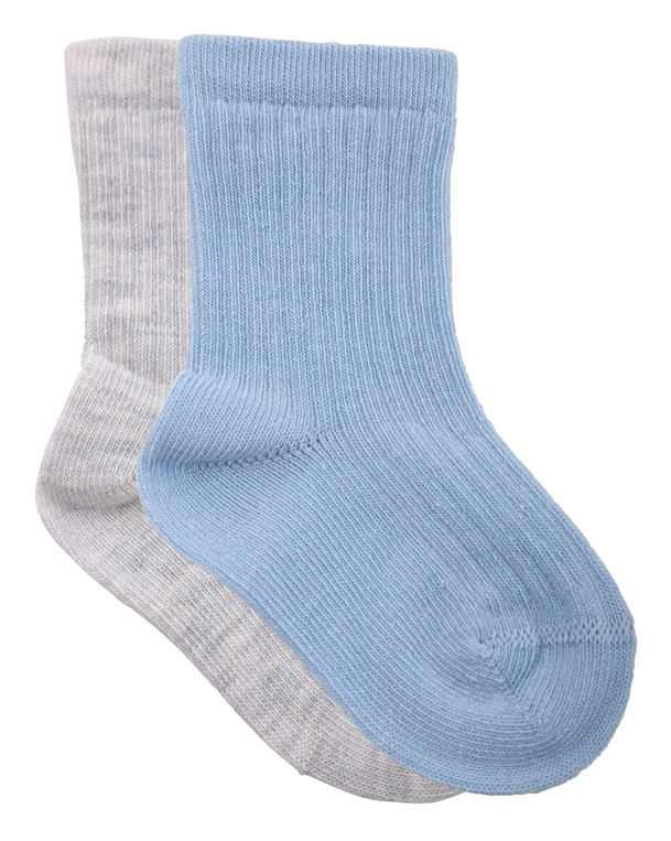 2- Pack Babystrumpor Ribbmönstrade