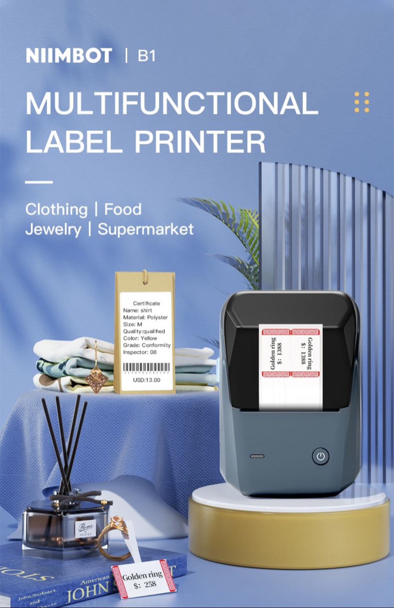 NIIMBOT B1 Smart Label Printer - 2