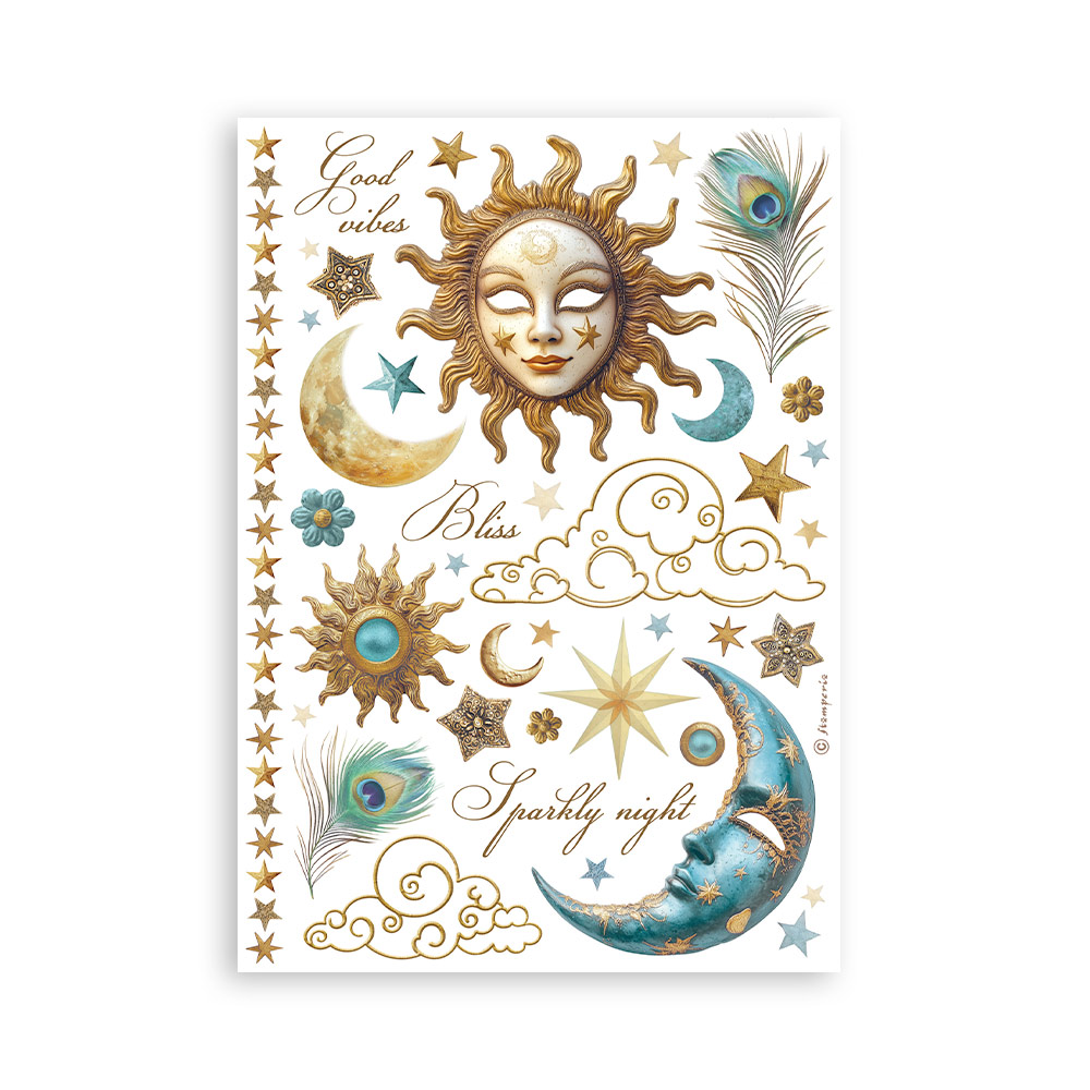 Washi pad 8 sheets A5 - Masquerade  - 2