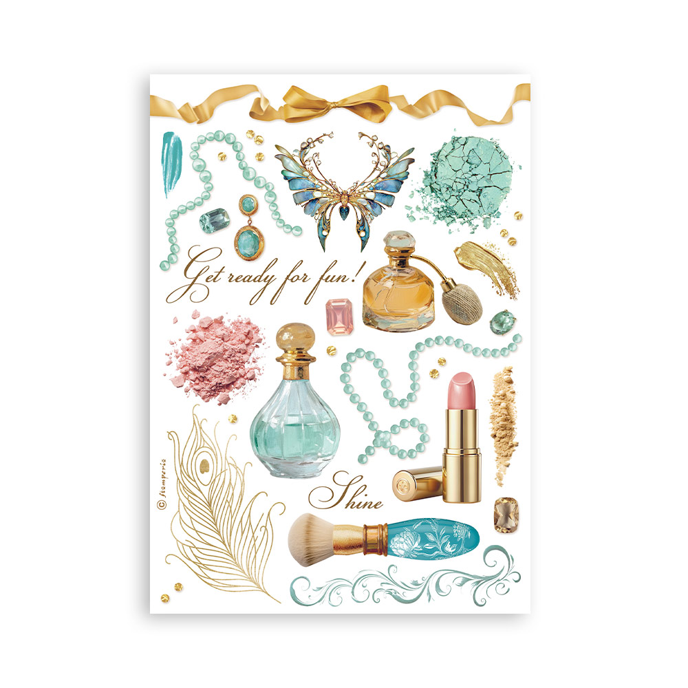Washi pad 8 sheets A5 - Masquerade  - 5