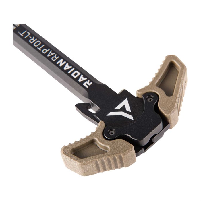 Radian Raptor-LT AR-15 Ambidextrous Charging Handle - FDE 4