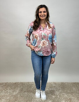 Sollan blus,rosa- Mix by Heart