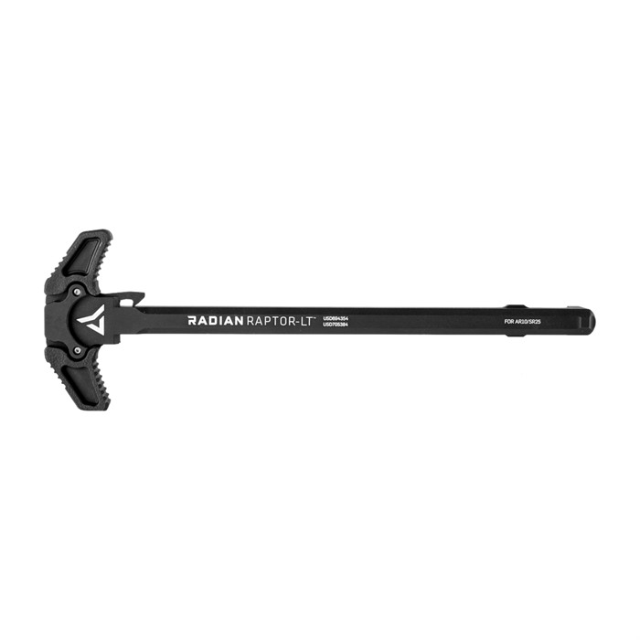 Radian Raptor-LT AR-10 / SR25 Ambidextrous Charging Handle - Black 4
