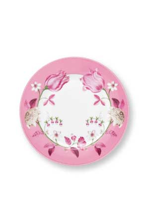 Pip Studio Tallrik Jolie Tulip Pink