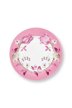 Pip Studio Tallrik Jolie Tulip Pink