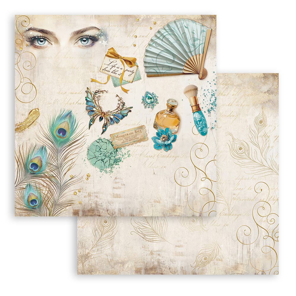 Scrapbooking Pad 10 sheets cm 30,5x30,5 (12"x12") - Masquerade - 9