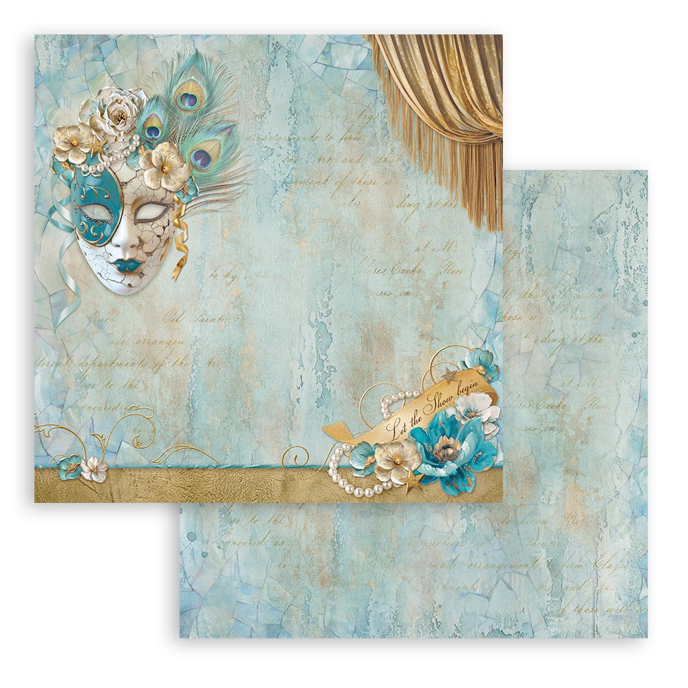 Scrapbooking Pad 10 sheets cm 30,5x30,5 (12"x12") - Masquerade - 5