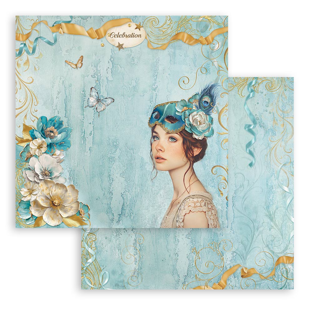Scrapbooking Pad 10 sheets cm 30,5x30,5 (12"x12") - Masquerade - 3