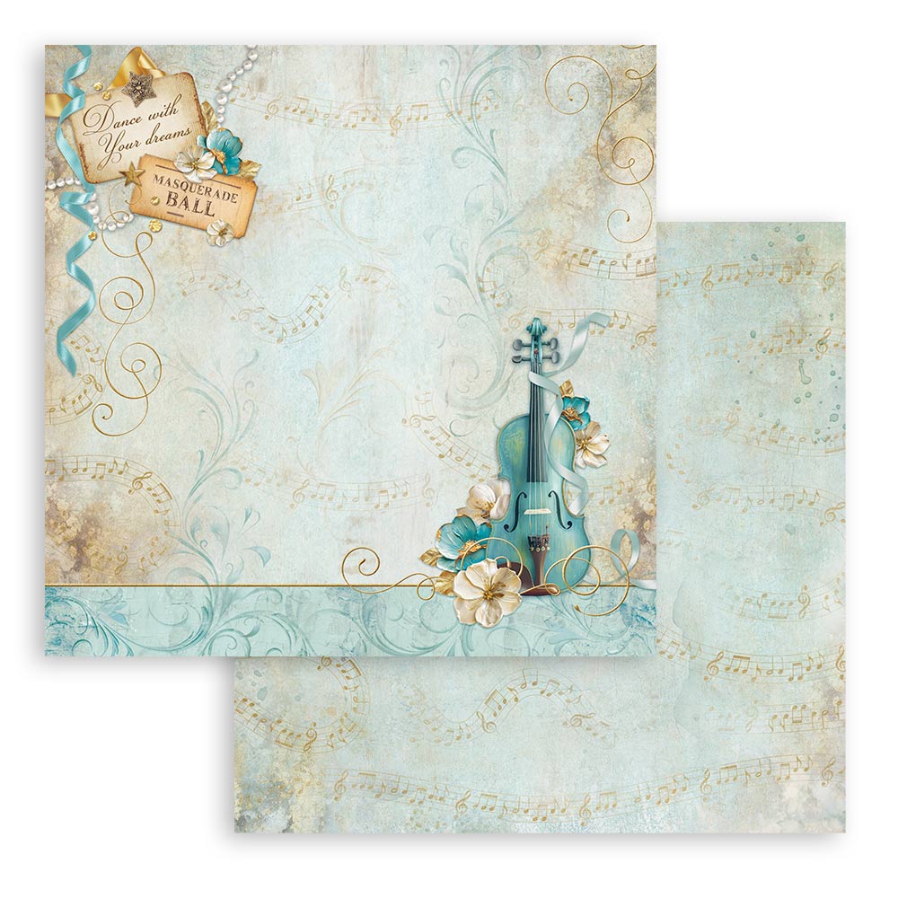 Scrapbooking Pad 10 sheets cm 30,5x30,5 (12"x12") - Masquerade - 6