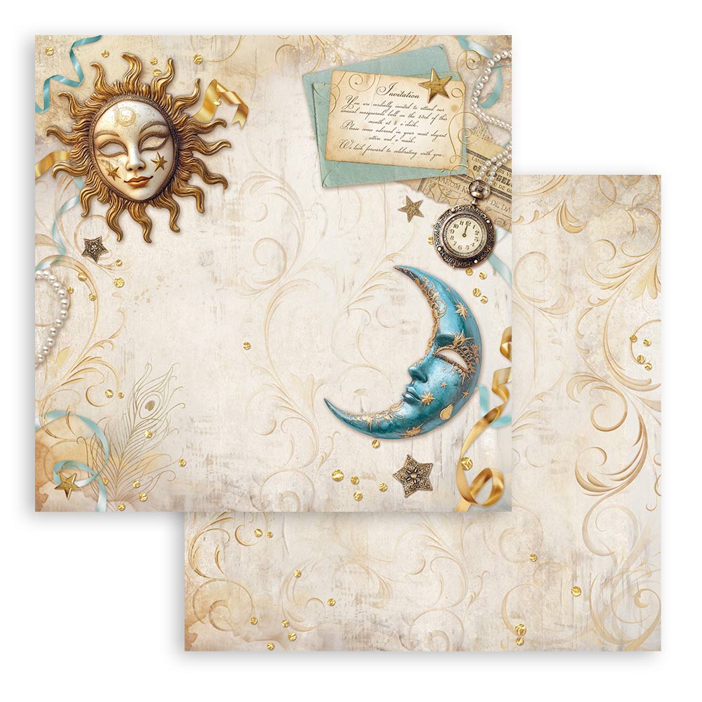 Scrapbooking Pad 10 sheets cm 30,5x30,5 (12"x12") - Masquerade - 8