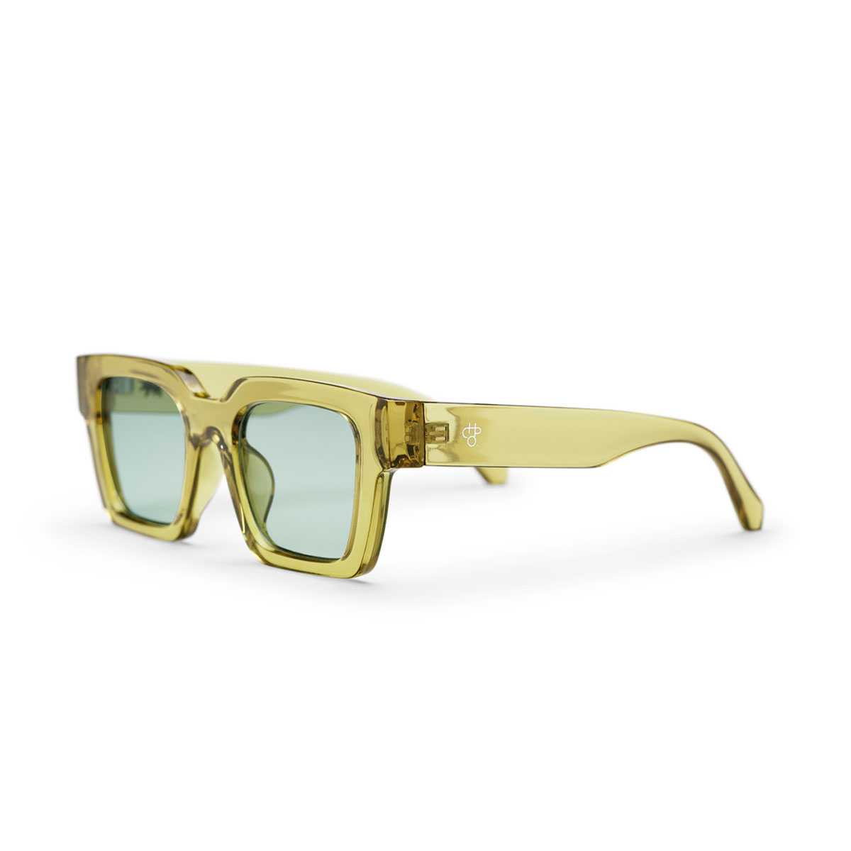 CHPO solglasögon Max transparant olive/green - 2