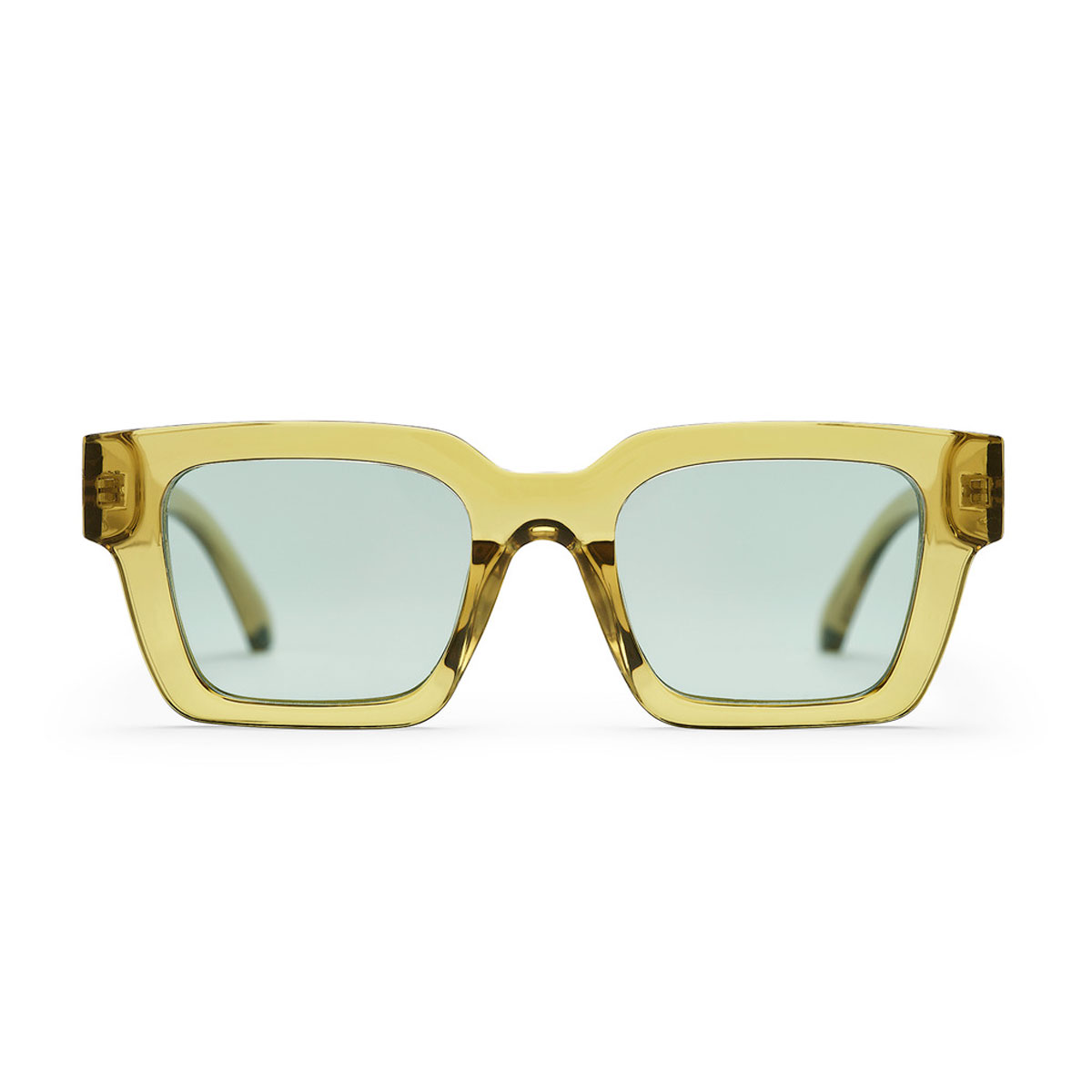 CHPO solglasögon Max transparant olive/green